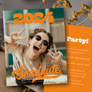 Flyer Graduação de Fotografia com Tipografia em Negrito