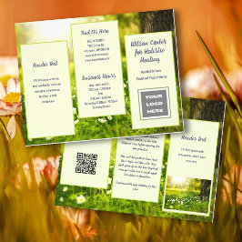 Flyer Grama Ensolarada Saudável e Agradável