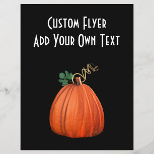 Flyer Grande Pumpkin Whimsical Laranja