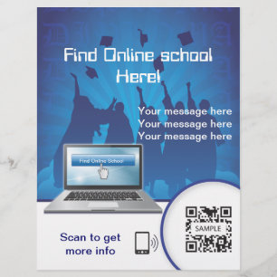 Flyer Grau em linha do modelo do insecto