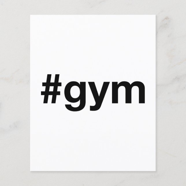 Flyer GYM Hashtag (Frente)