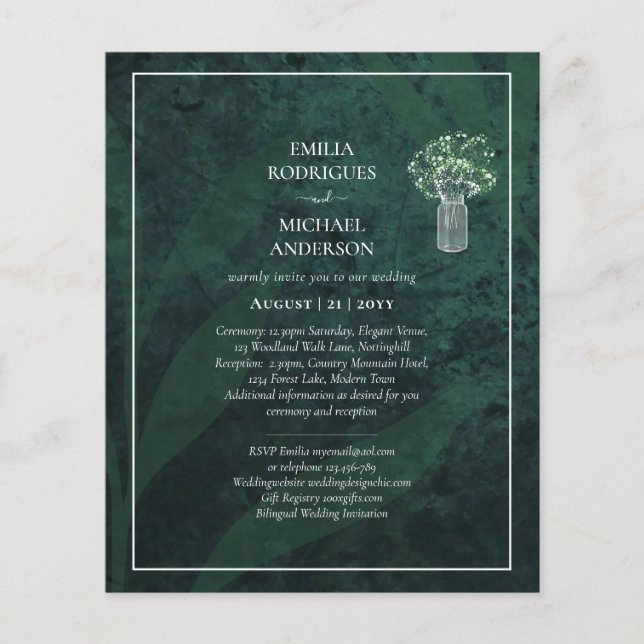 Flyer Gypsophila Emerald Green Weditation (Frente)
