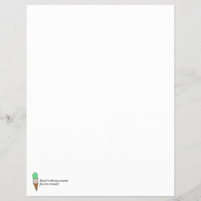 Flyer Há sempre espaço para o Sorvete (Frente)