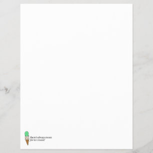 Flyer Há Sempre Espaço para Sorvete