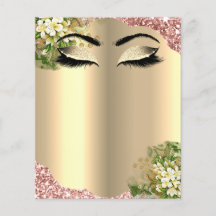 Hairdresser Eyelashes Makeup Studio Price List