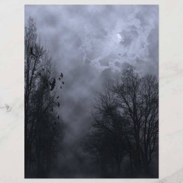 Flyer Halloween Blue Mist Sky (Céu Azul Halloween) com R (Frente)
