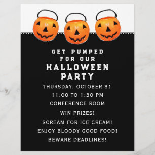 Flyer Halloween Office Party