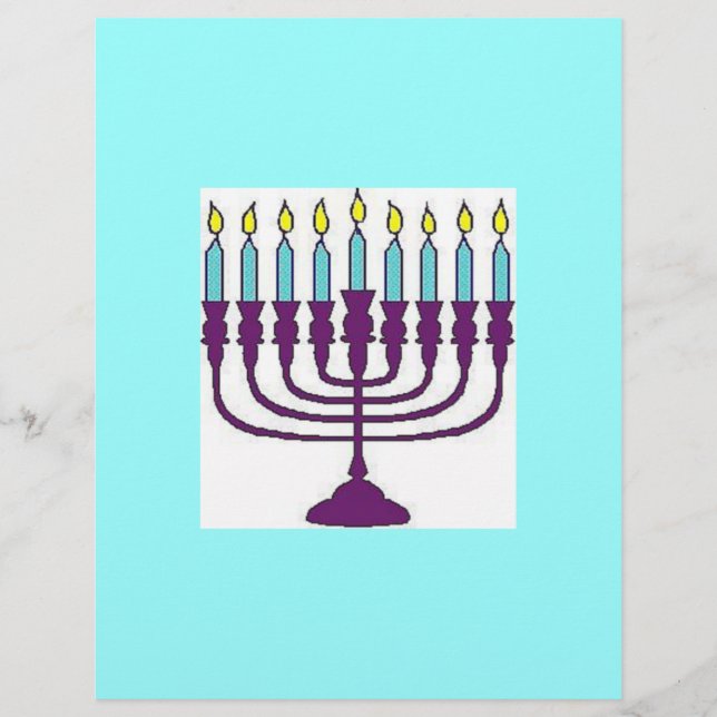 Flyer Happy Hanukkah Shalom (Frente)