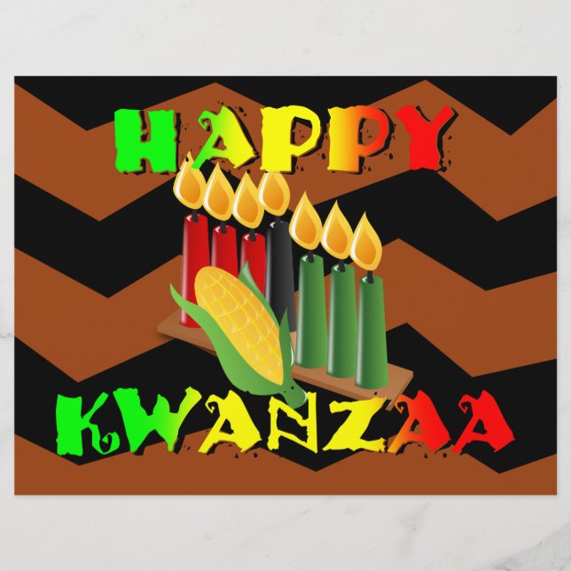 FLYER HAPPY KWANZAA (Frente)