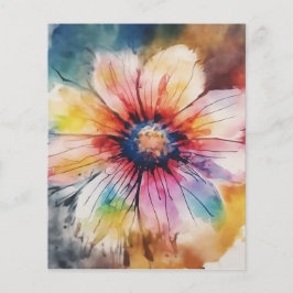 Flyer Harmonia Floral em Pastel Colors