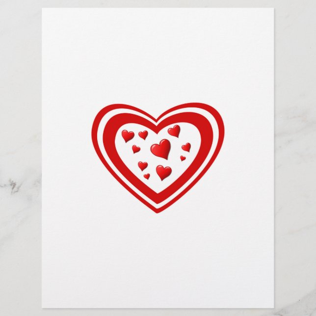 Flyer Hart cheio do amor (Frente)