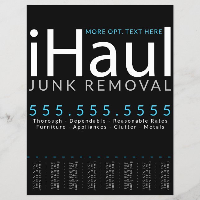 Flyer Haul. Movendo a publicidade comercial (Frente)