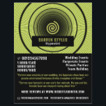 Flyer Hipnose Espiral, Hipnotist Event Entertainer<br><div class="desc">Hipnose Espiral,  Folhetos De Anúncios De Entretenedor De Evento Hypnotist Pela Loja De Cartão de visita.</div>