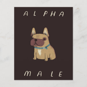 Flyer Homem-Alfa Presente dos Bulldog Lovers