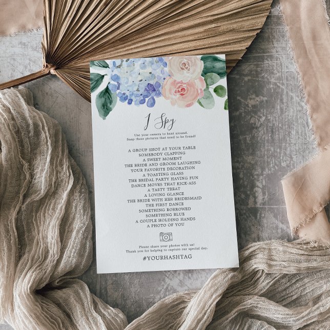 Flyer Hydrangea I Spy Photo Scavenger Game (Criador carregado)