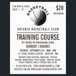 Flyer Ícone de basquete, curso de treinamento de basquet<br><div class="desc">Ícone De Basquete,  Curso De Formação De Basquete,  Folhetos Publicitários Por Loja De Cartão de visita.</div>