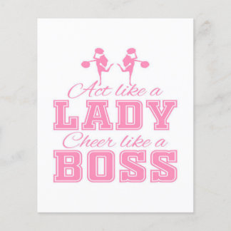 Flyer IDEIA DE PRESENTE CHEERLEADING | Design De Corte D