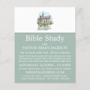 Flyer Igreja Escrita, Adverso da Classe de Bíblias Crist