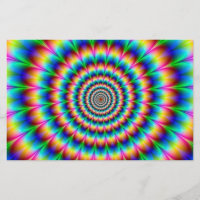 Ilusão Óptica Espiral Arco-íris