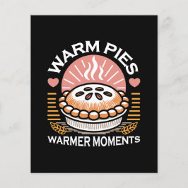 Flyer Ilustração da tarte: Momentos Quentes de Tempos Qu