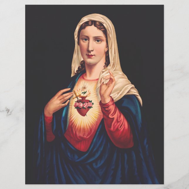 Flyer Imaculado Coração de Maria (Frente)