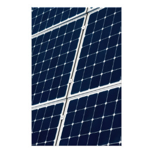 Flyer Imagem engraçada de um painel de energia solar