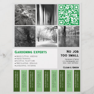 Flyer Imagens quadradas para descolar Gardening
