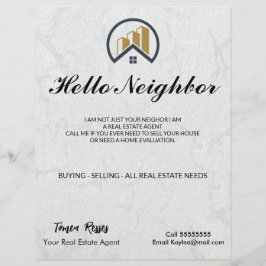 Flyer Imóveis Brancos Modernos Elegantes