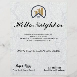 Flyer Imóveis Brancos Modernos Elegantes