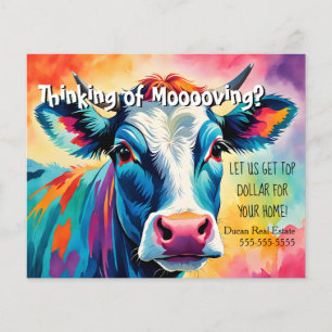 Flyer Imóveis Rainbow Cow Marketing de indicação