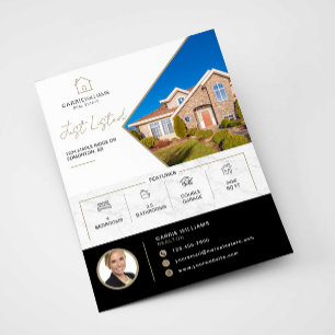 Flyer Imóvel Recém-Colocado à Venda Casa Moderna Correto