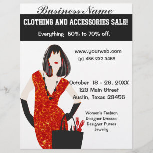 Flyer Impressão animal vermelho do leopardo da forma