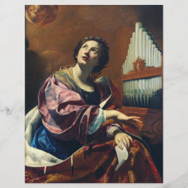 Flyer Impressão de Arte "Concerto Celestial" Saint Cecil