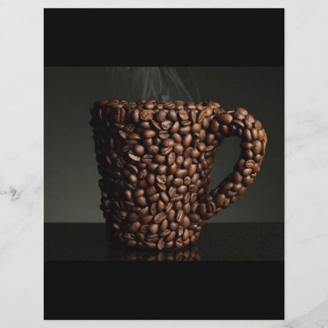 Flyer Impressionante foto de café 3 (Frente)