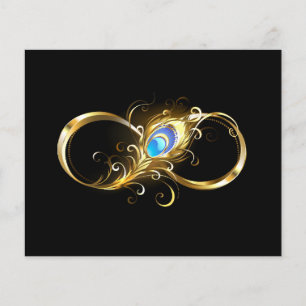 Flyer Infinidade com a pena Pavão de Ouro