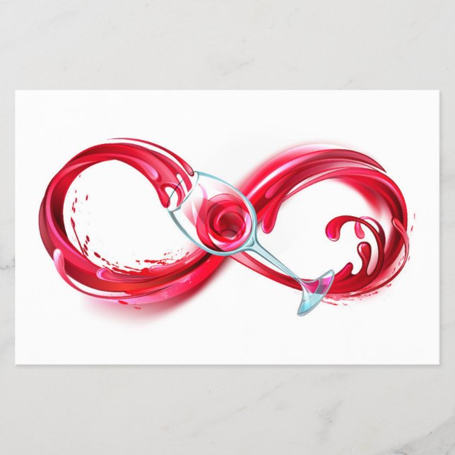 Flyer Infinidade com vinho tinto (Frente)