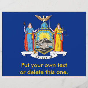 Flyer Insecto com a bandeira de New York, EUA