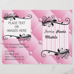 Flyer Insecto cor-de-rosa do diamante