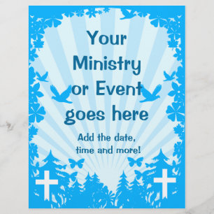 Flyer Insecto cristão corajoso e fresco