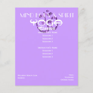 Flyer Insecto da ioga A5 de Aum