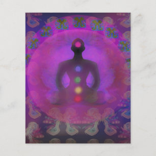 Flyer Insecto da ioga da meditação