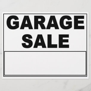 Flyer Insecto da venda de garagem