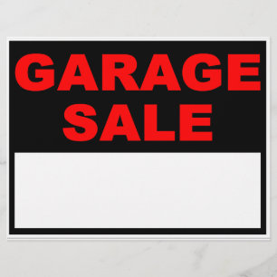 Flyer Insecto da venda de garagem