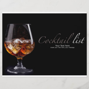 Flyer Insecto do cocktail