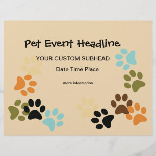 Flyer Insecto do cusom das patas do cão