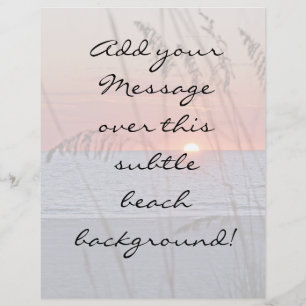 Flyer Insecto do fundo do por do sol da praia