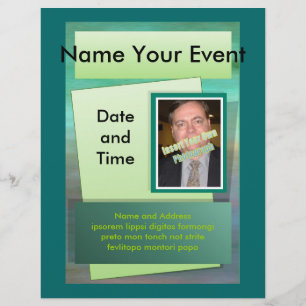 Flyer Insecto - máscaras do verde