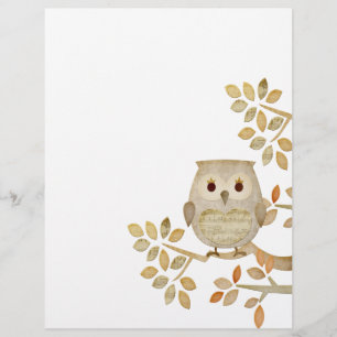 Flyer Insecto musical da coruja da árvore