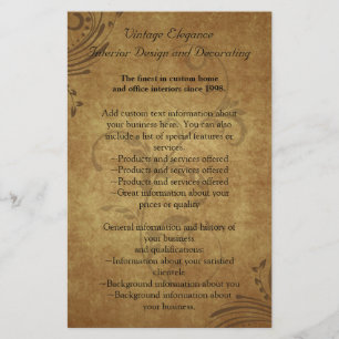 Flyer Insecto ou programa do redemoinho da antiguidade