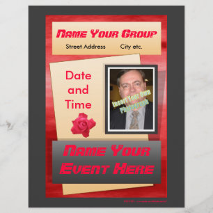 Flyer Insecto - Shimmer vermelho